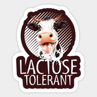 Lactose tolerant Sticker